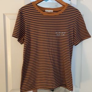 Let the good times roll embroidered tee